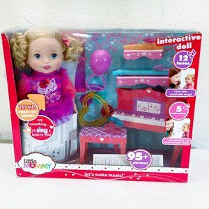 New Little Mommy Let's Make Music Interactive Doll Needs batteries